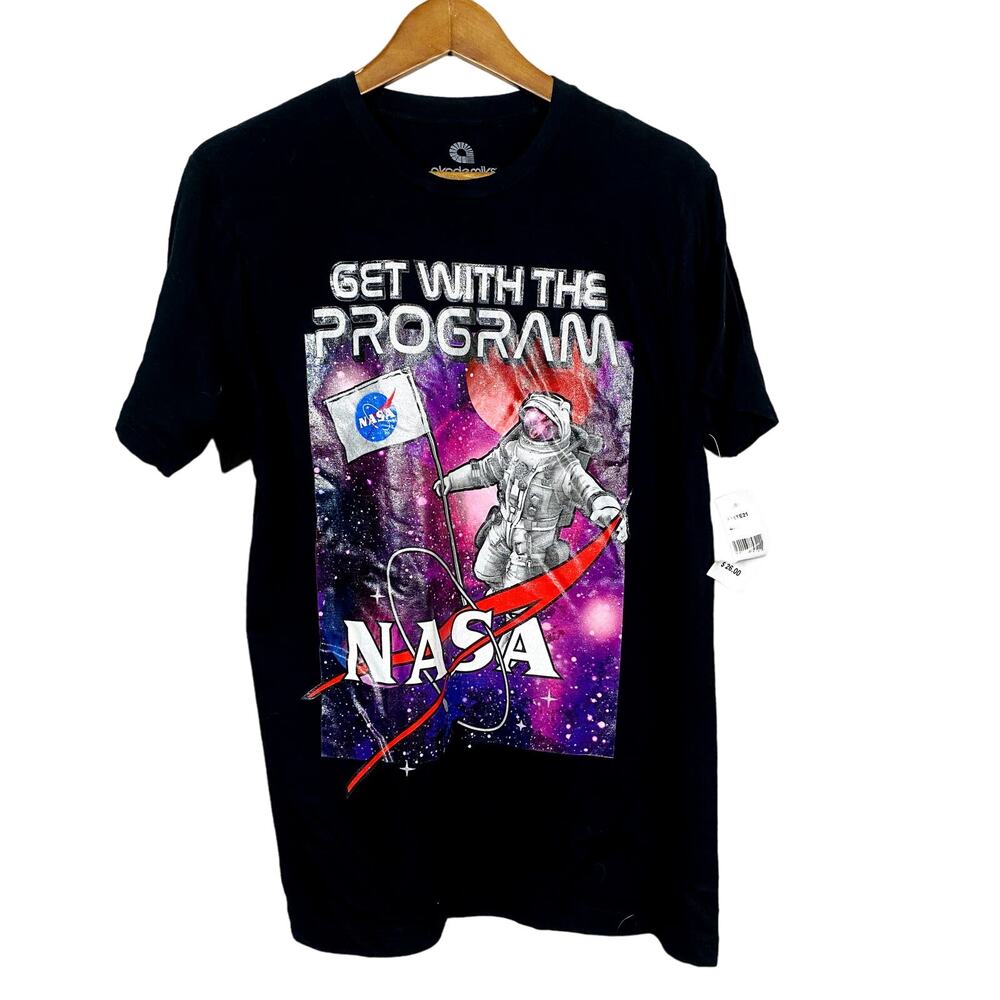 NEW! akademics NASA Graphic Tee Short Sleeve Get w Program - M